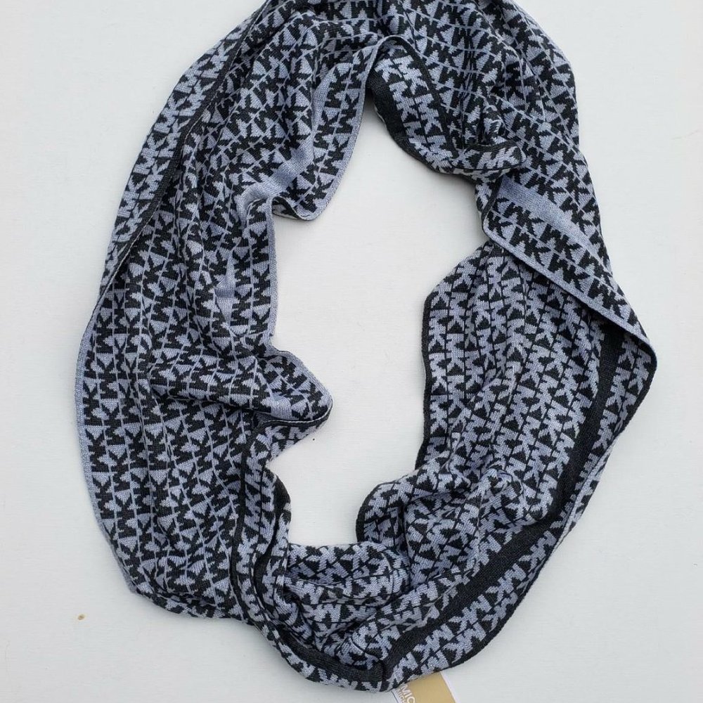 NEW MK Michael Kors Gray Infinity Loop Scarf NWT